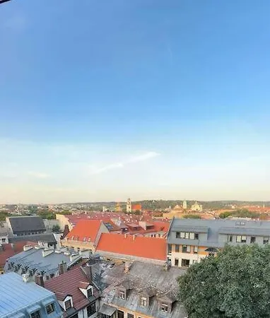 Apartments In The Old Town With An Impressive View Vilnius Exterior photo